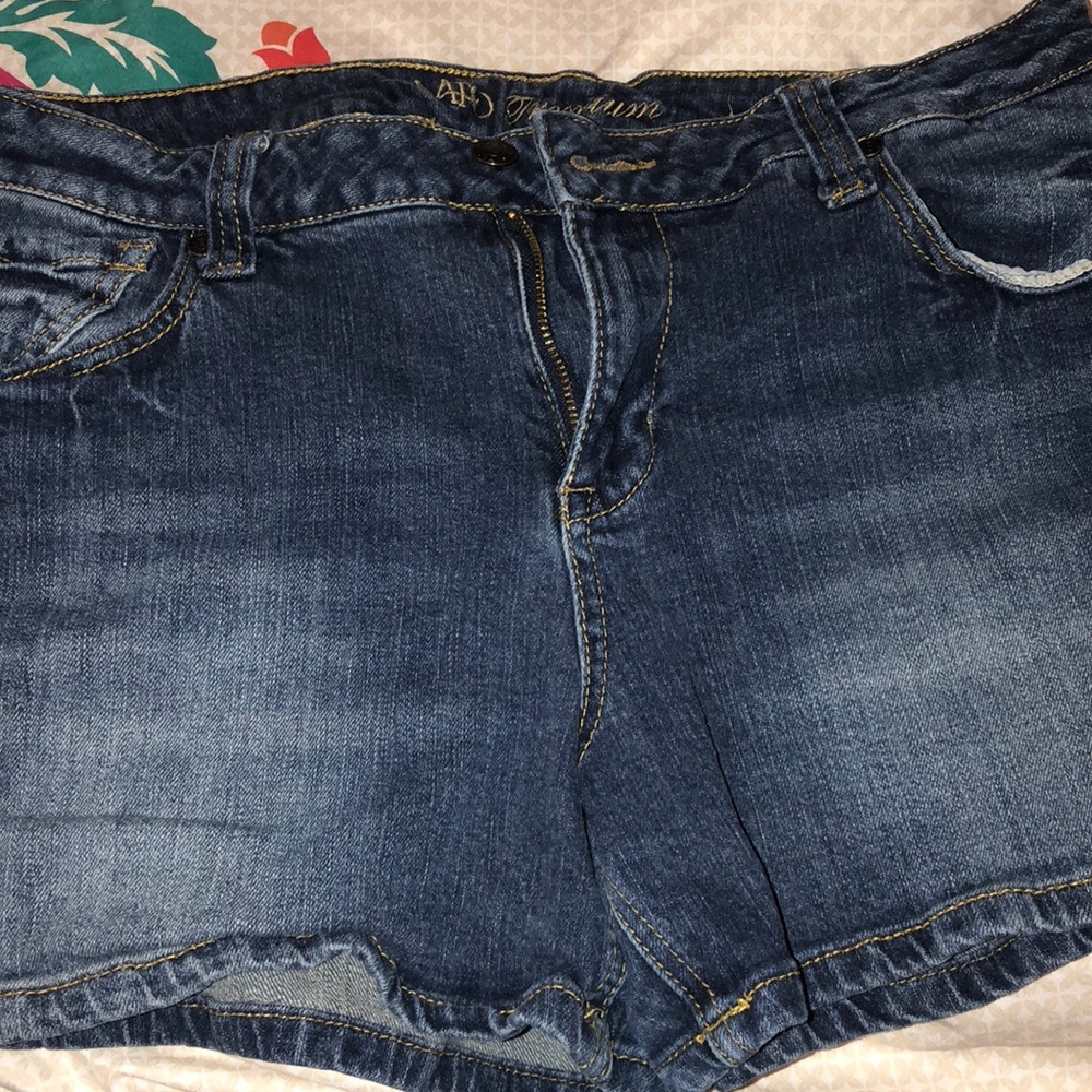 Denim shorts